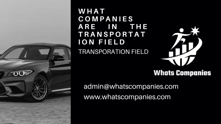 What Companies Are In The Transportation Field?